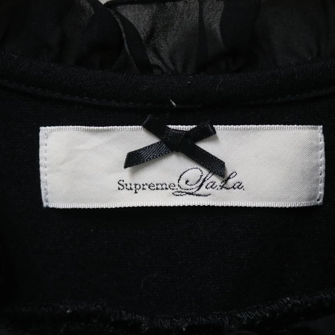 SUPREME LALA 프릴 쉬폰 블라우스 66479 상품이미지7