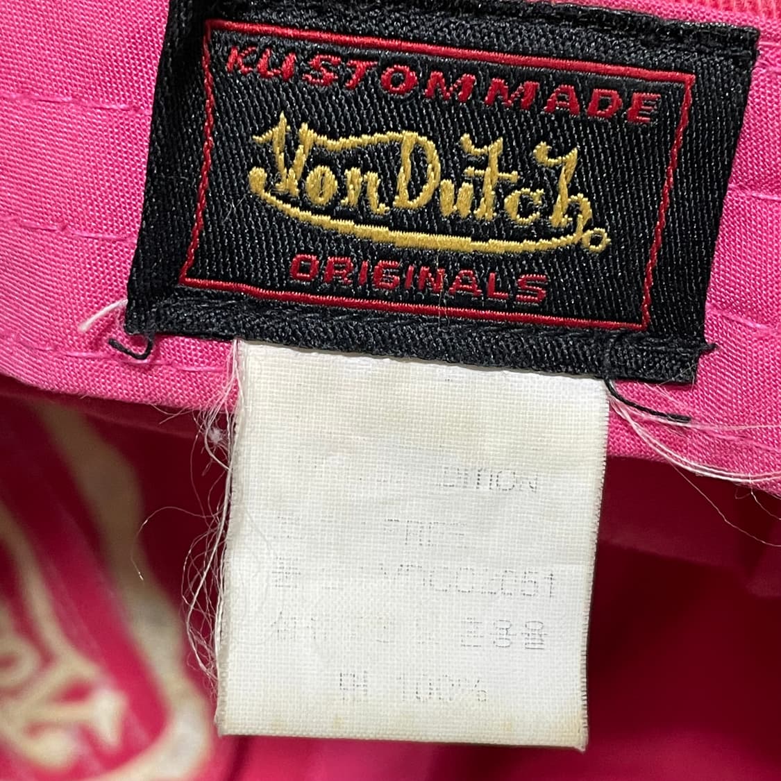 본더치 핑크 빈티지 볼캡 상품이미지4