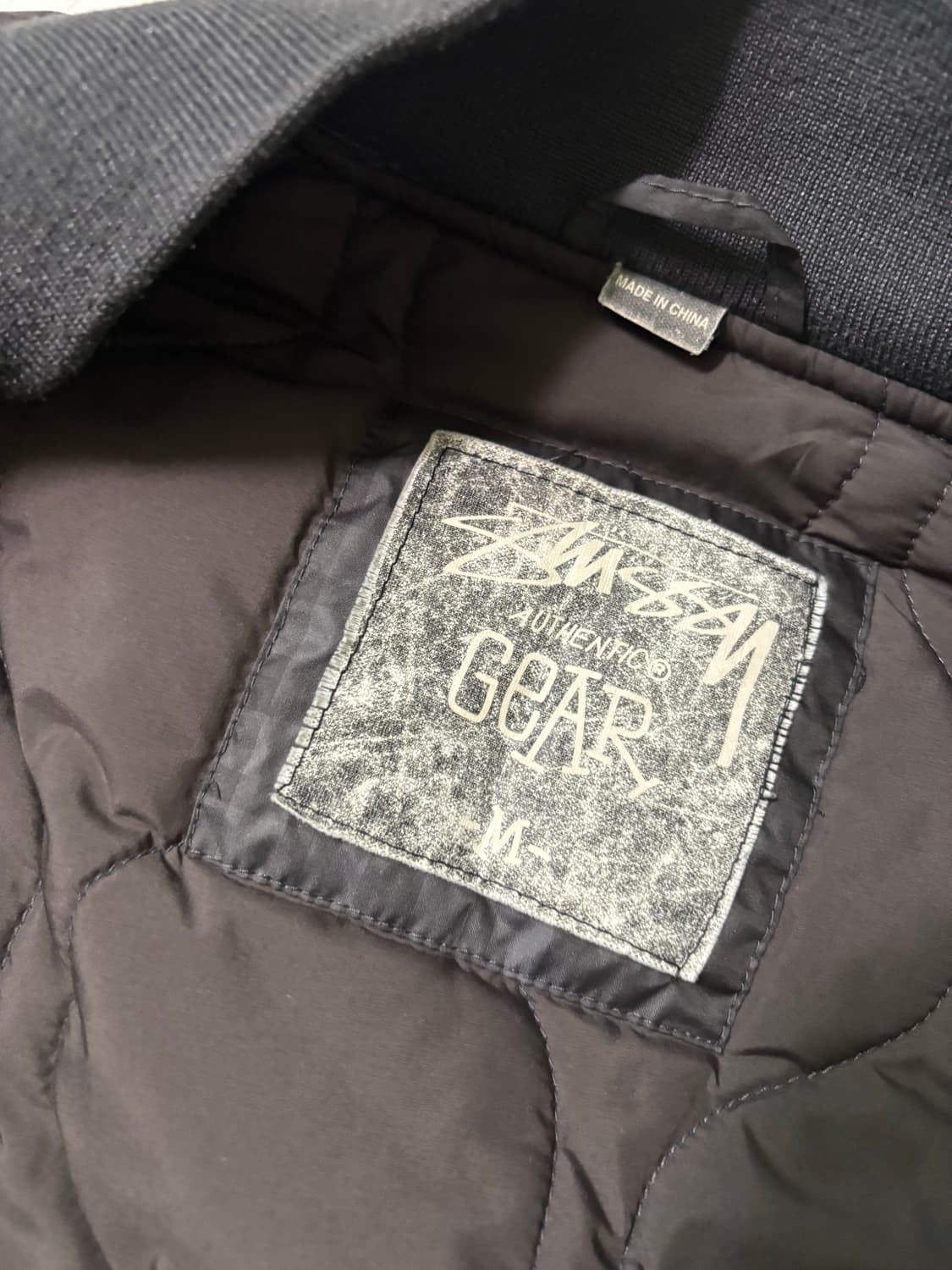 스투시 어센틱 기어 S로고 바시티 자켓  상품이미지2