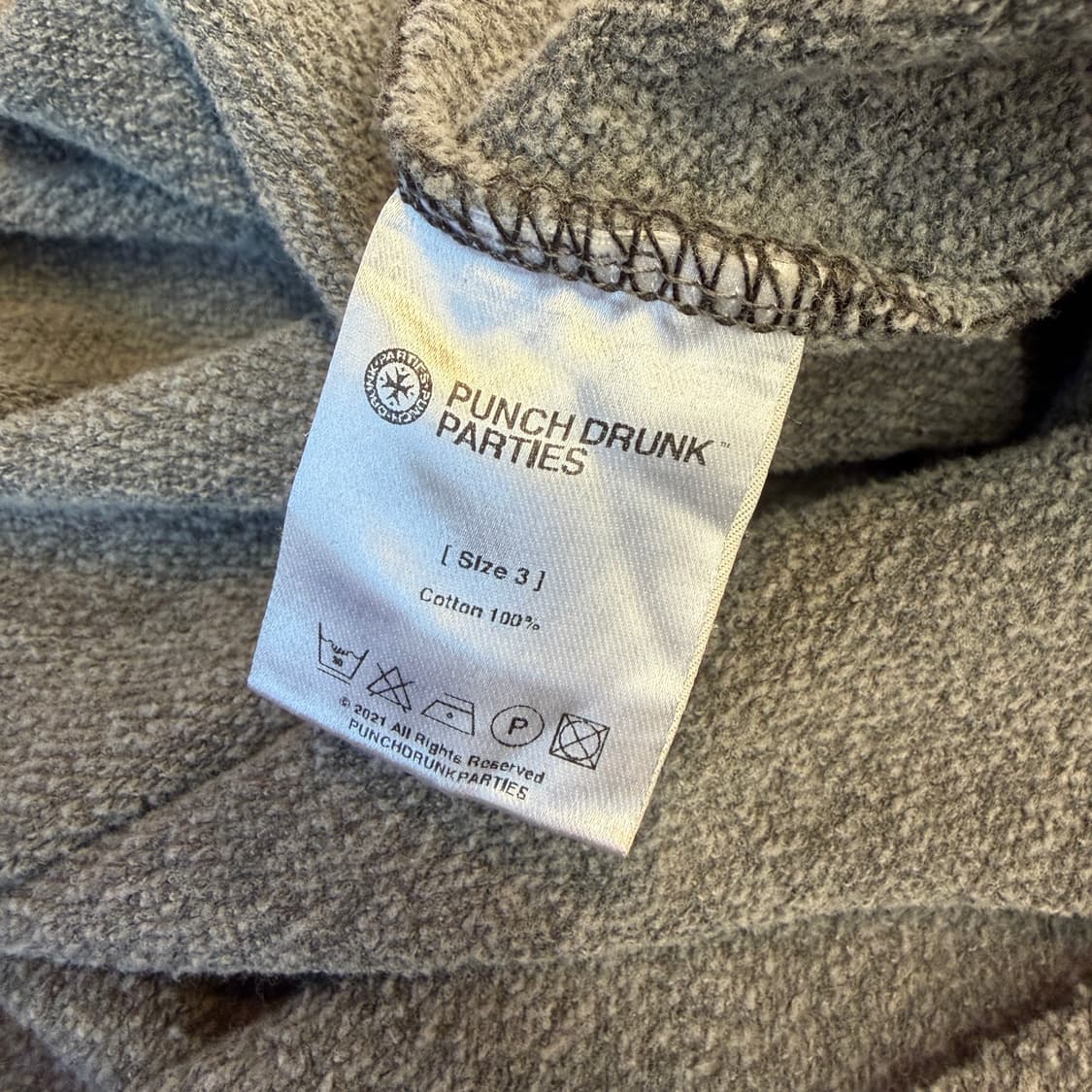 펀치 드렁크 파티즈 오버핏 후드 [ 105-110 ] 상품이미지9