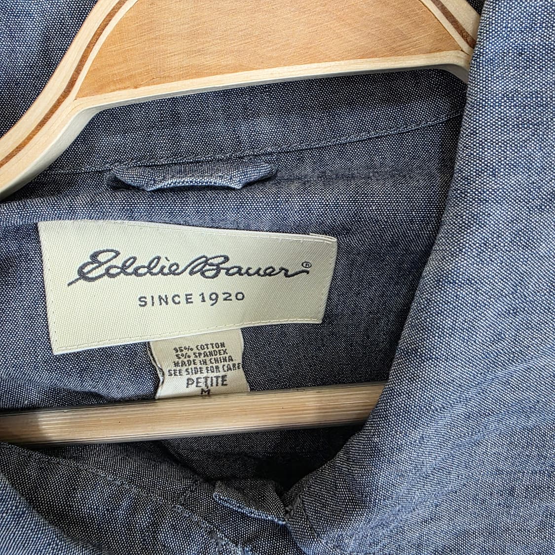Eddie Bauer 인디고블루 셔츠형 자켓 상품이미지6