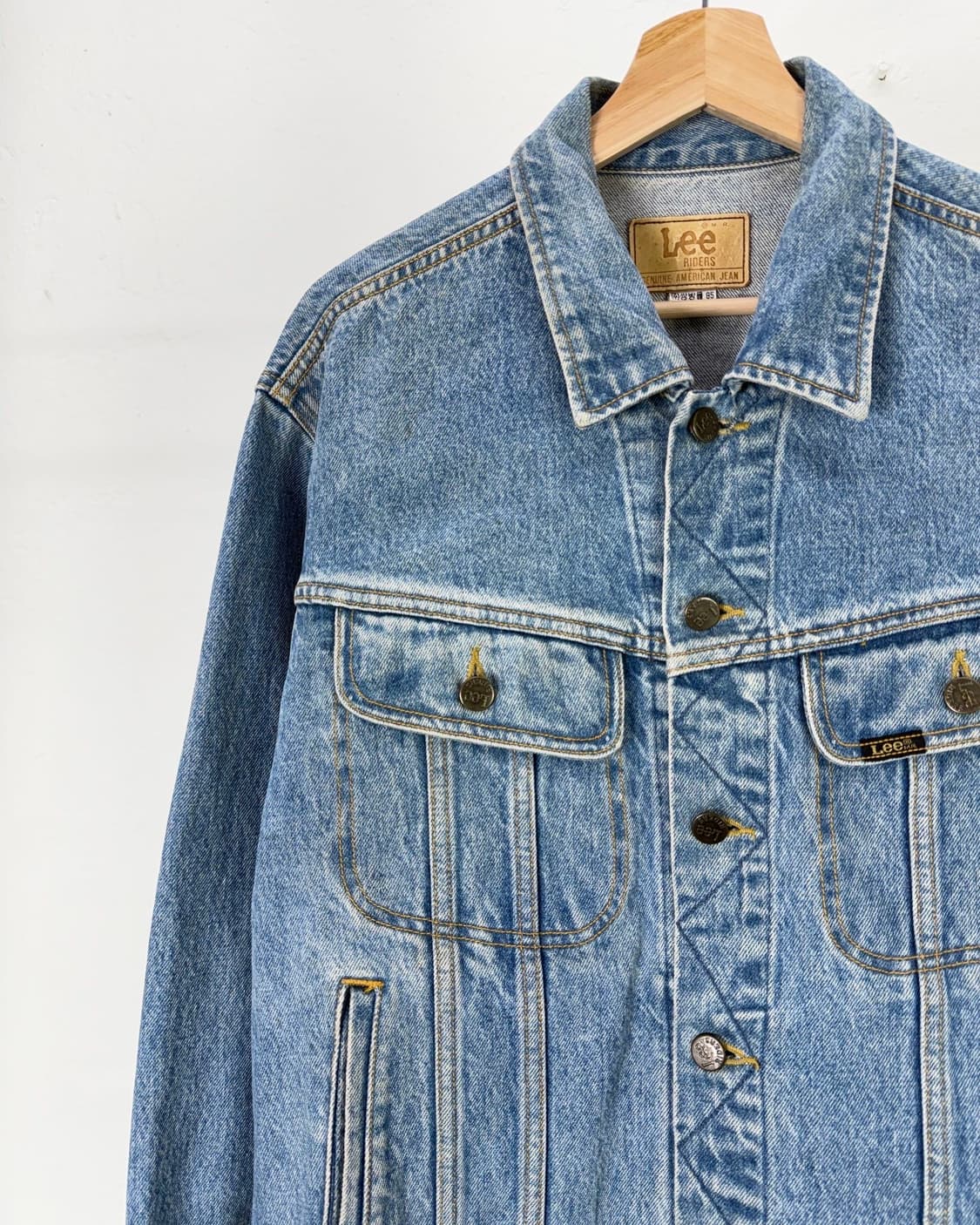리 90s 라이트 블루 타입 3 데님 자켓 상품이미지2