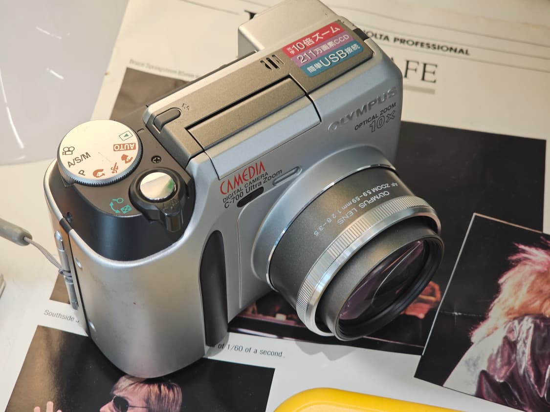 올림푸스 CAMEDIA C-700 빈티지 디카 디지털카메라 상품이미지3