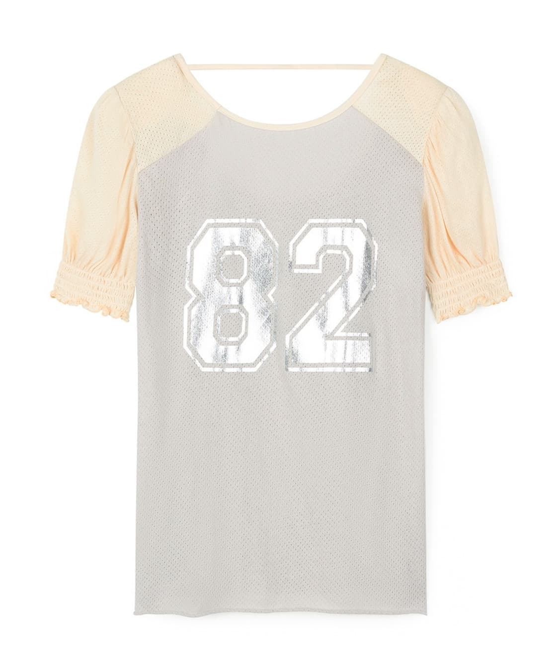 샵페어리 pad shoulder raglan half top 상품이미지1
