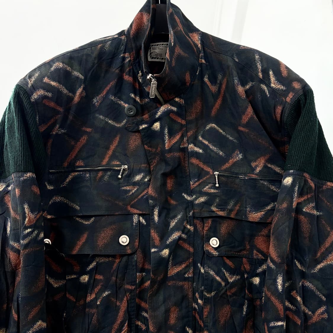 Comodo 90s 패턴 봄버 자켓 상품이미지6