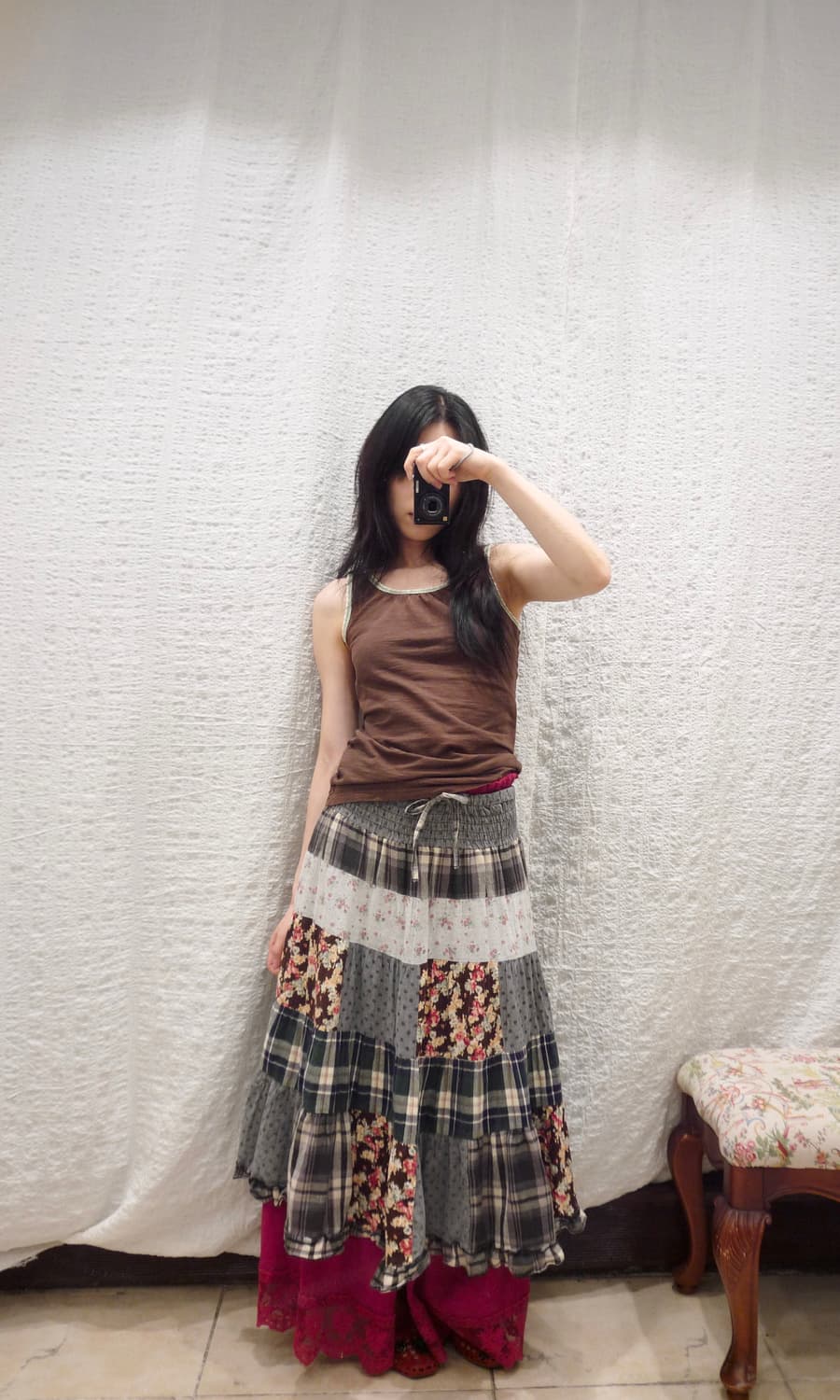 Lovely patchwork skirt 상품이미지3