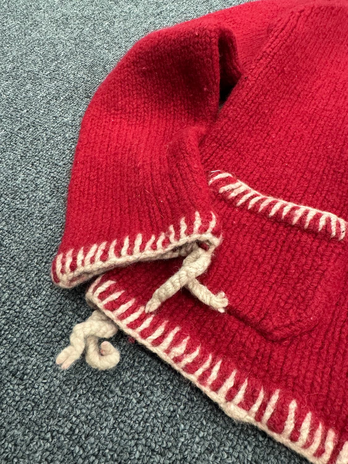 Japanese vintage 여성 니트집업 자켓 상품이미지4