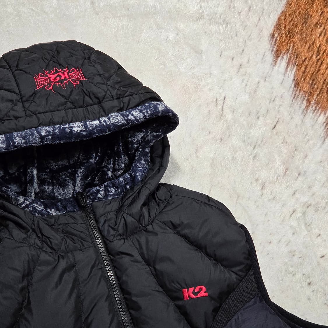 K2 비러시블 양면 오리털 패딩 조끼 상품이미지3