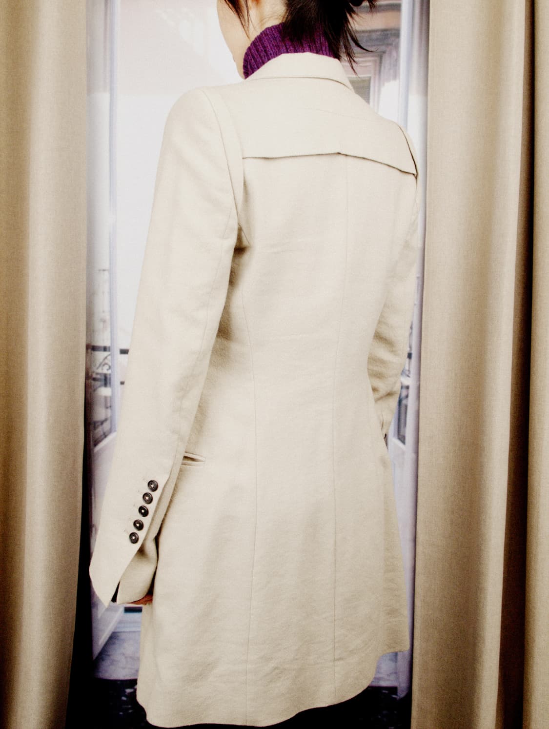 Wool Linen Single Coat 상품이미지2