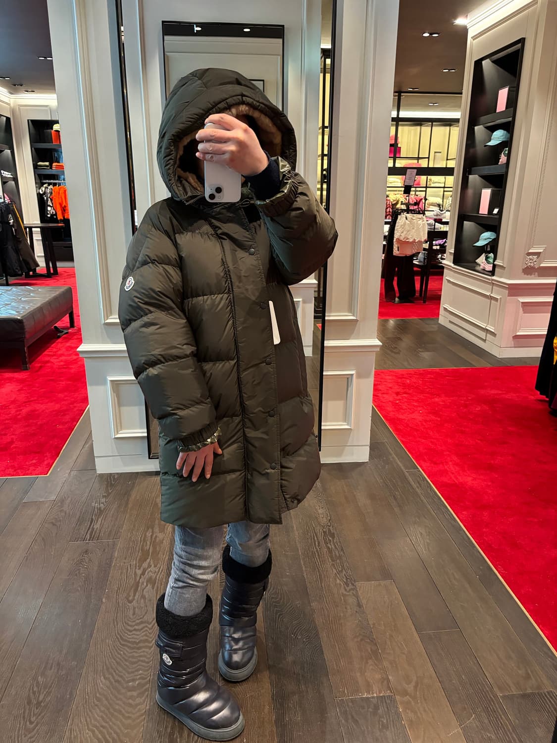 몽클레어 알라곤 미들롱패딩 상품이미지3