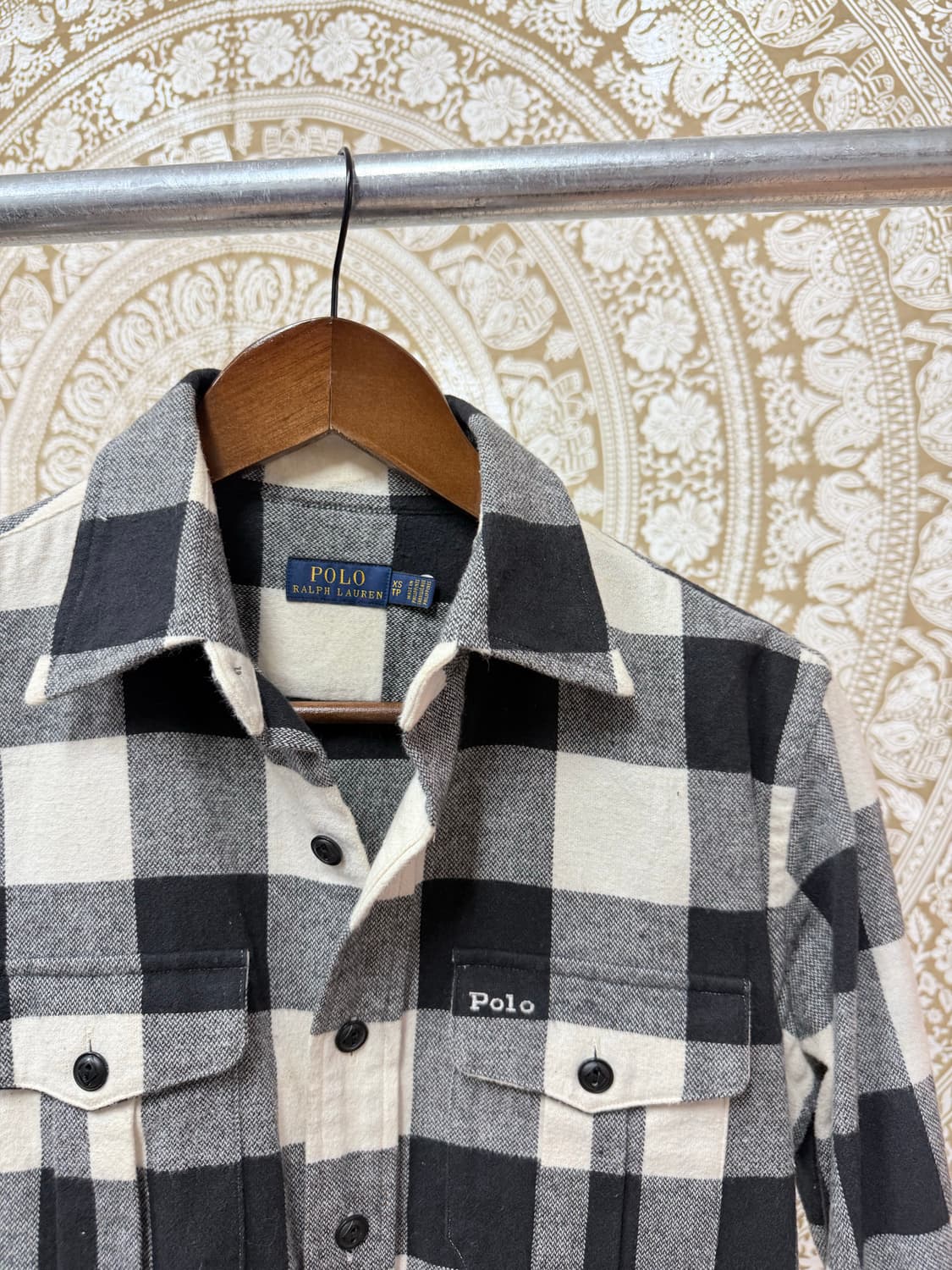 폴로 랄프로렌 여성 웨스턴 프린지 체크 셔츠( Z1009) 상품이미지3