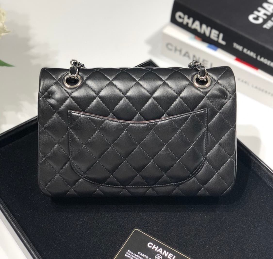 샤넬 클래식 스몰 블랙 캐비어 은장 상품이미지2