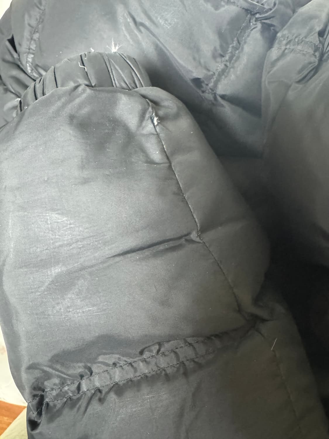 슈프림 플란넬 리버시블 푸퍼 자켓 패딩 블랙 M 상품이미지7