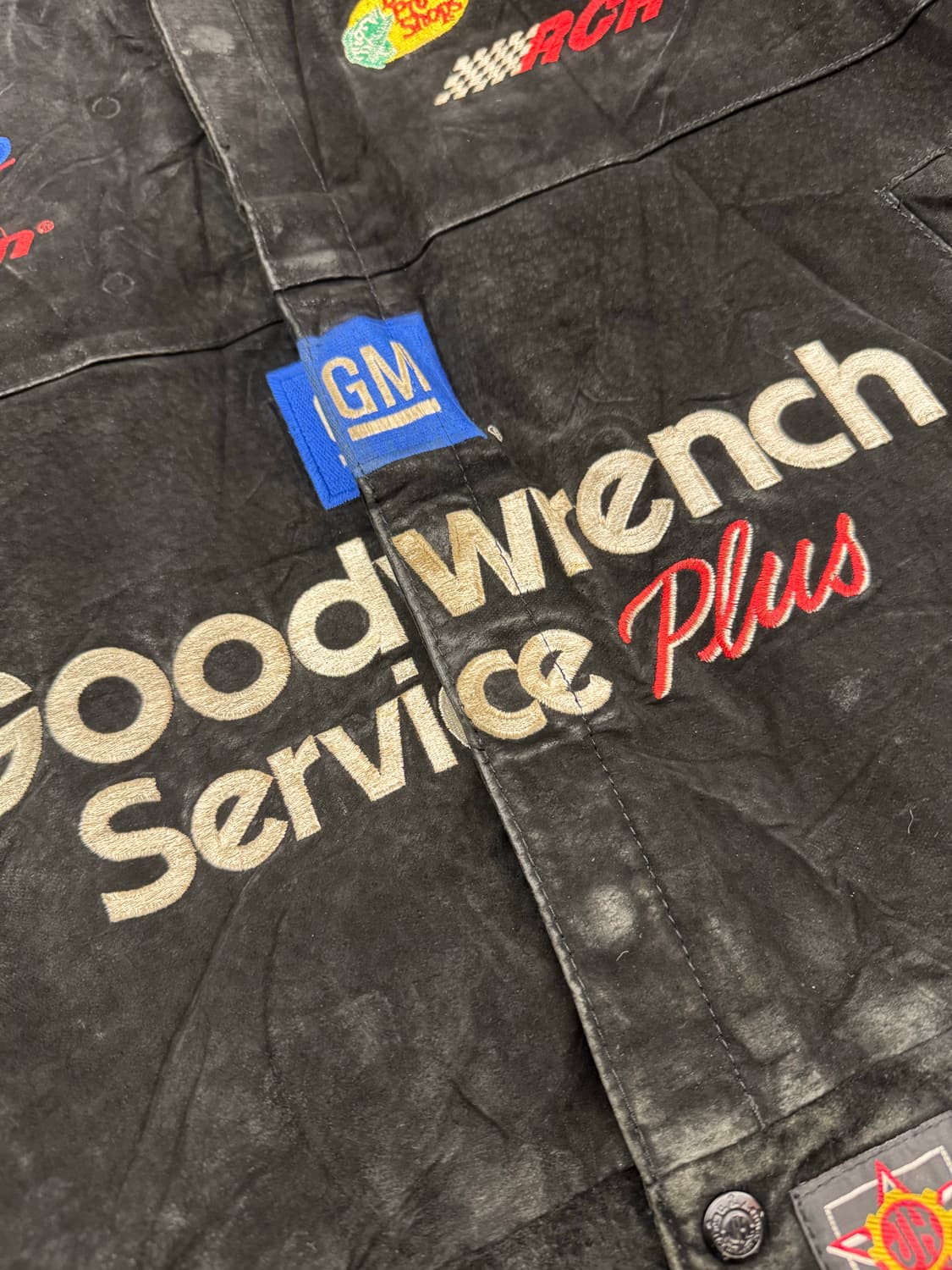 L)제프 해밀턴 빈티지 GM 굿렌치 서비스 플러스 레이싱 자켓 상품이미지4