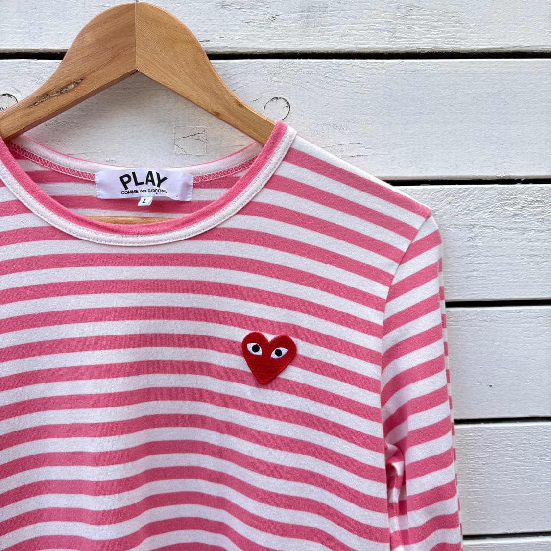 Comme des Garcons 꼼데가르송 스트라이프 롱슬리브 티셔츠 상품이미지3
