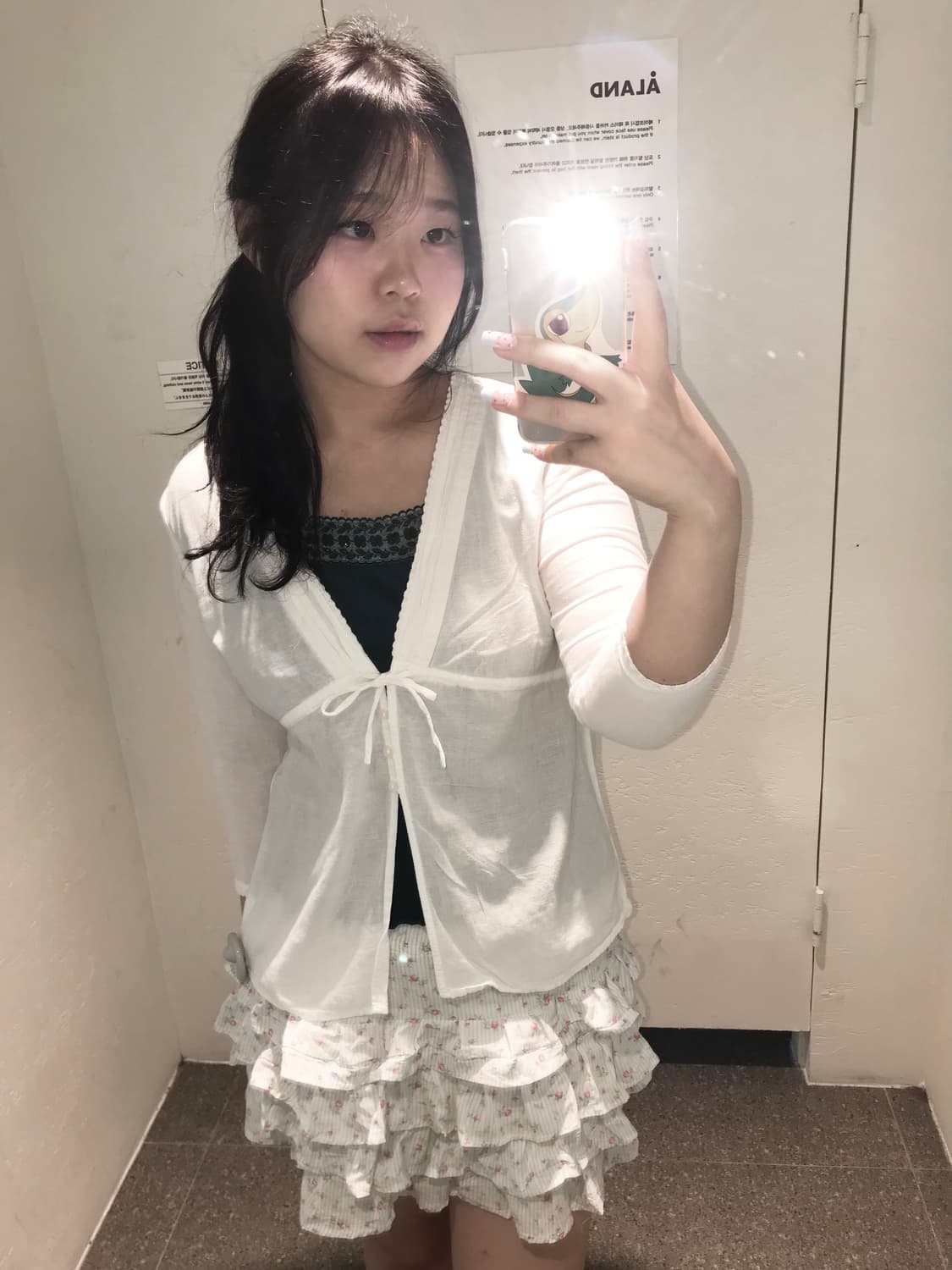 빈티지 그린플라워모리 세트 하구미 상품이미지2