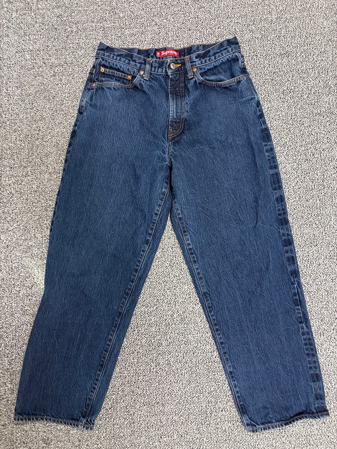 슈프림 리지드 인디고 배기 팬츠 상품이미지1