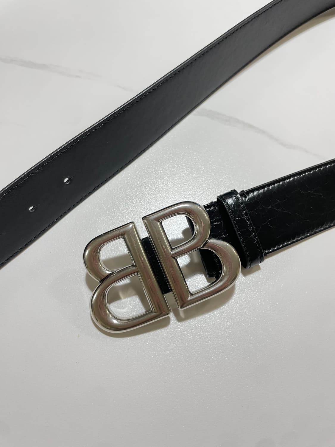 (90) 발렌시아가 남성 모나코 벨트 블랙 상품이미지1