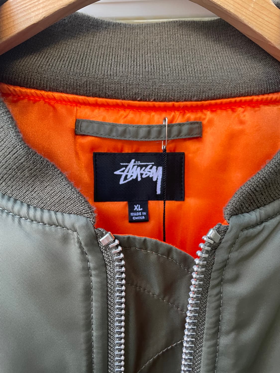 스투시 x 꼼데가르송 CDG MA-1 자켓 상품이미지8