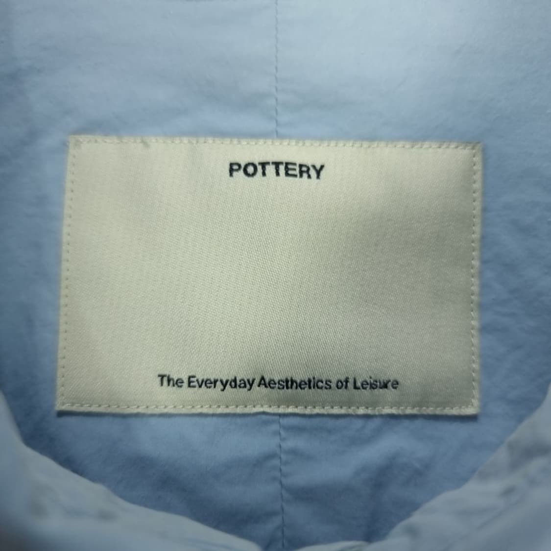 [포터리] 솔리드 셔츠 스카이 P01454 상품이미지7