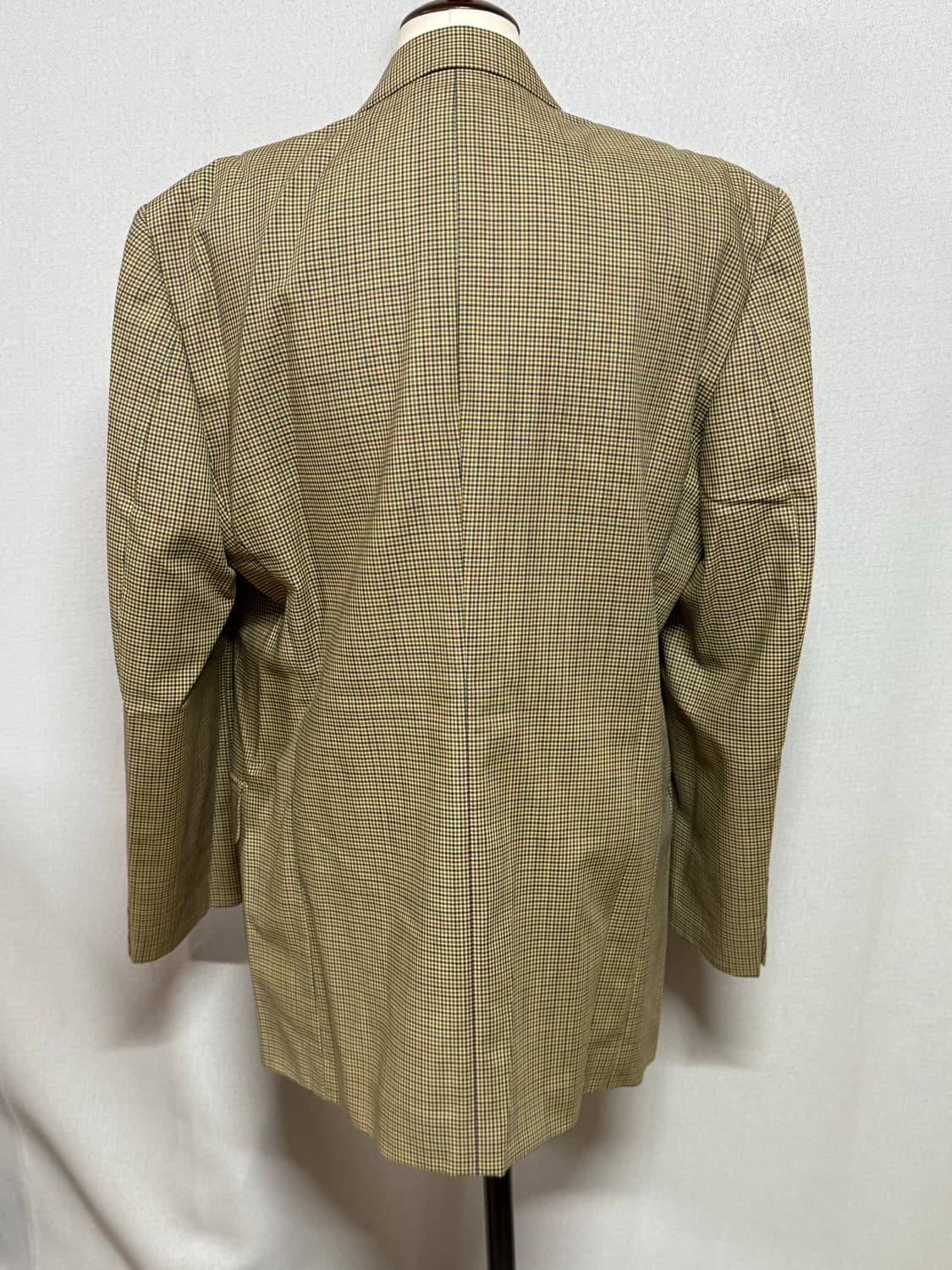 정품 입생로랑 클래식 빈티지 체크 테일러드 자켓 100 상품이미지5