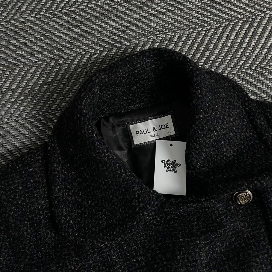 폴앤조 파리 아카이브 트위드 롱코트o 3634 상품이미지6