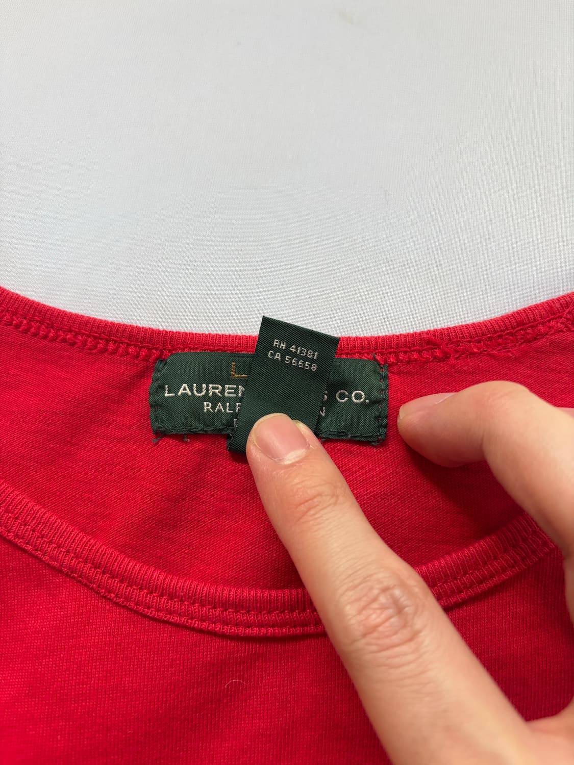 폴로 랄프로렌 빈티지 긴팔 티셔츠 상품이미지5