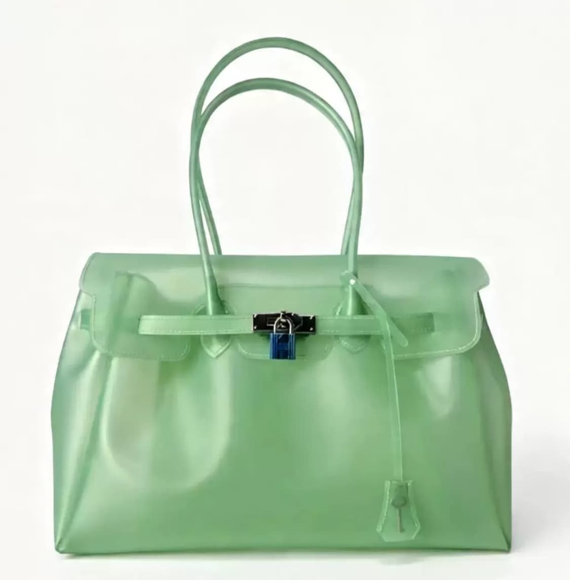 (고퀄) Kiikii 키키 젤리 버킨백 라이트 그린🍵 상품이미지1