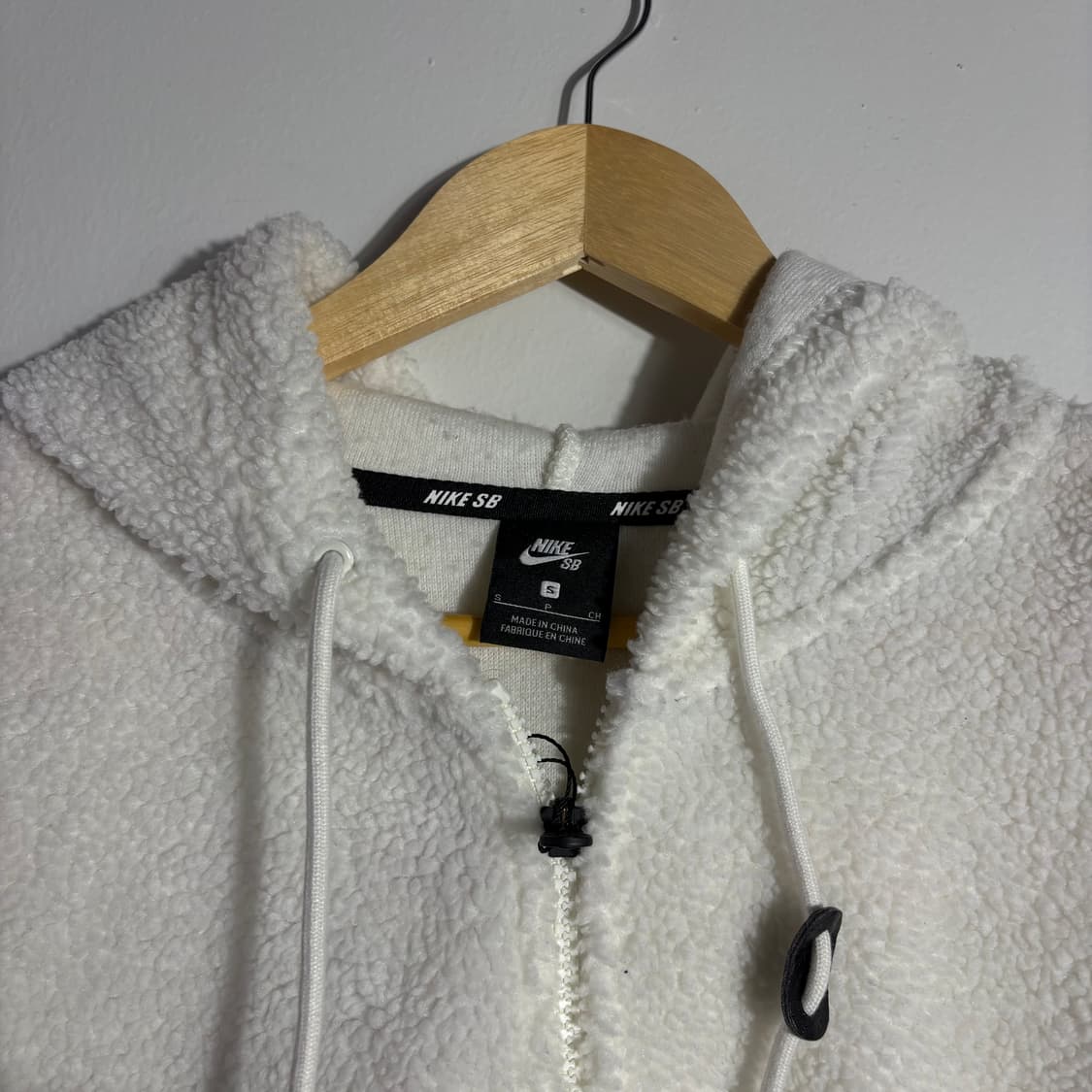 나이키 오프화이트 보아 플리스 후드 집업 자켓 (무료배송) 상품이미지3