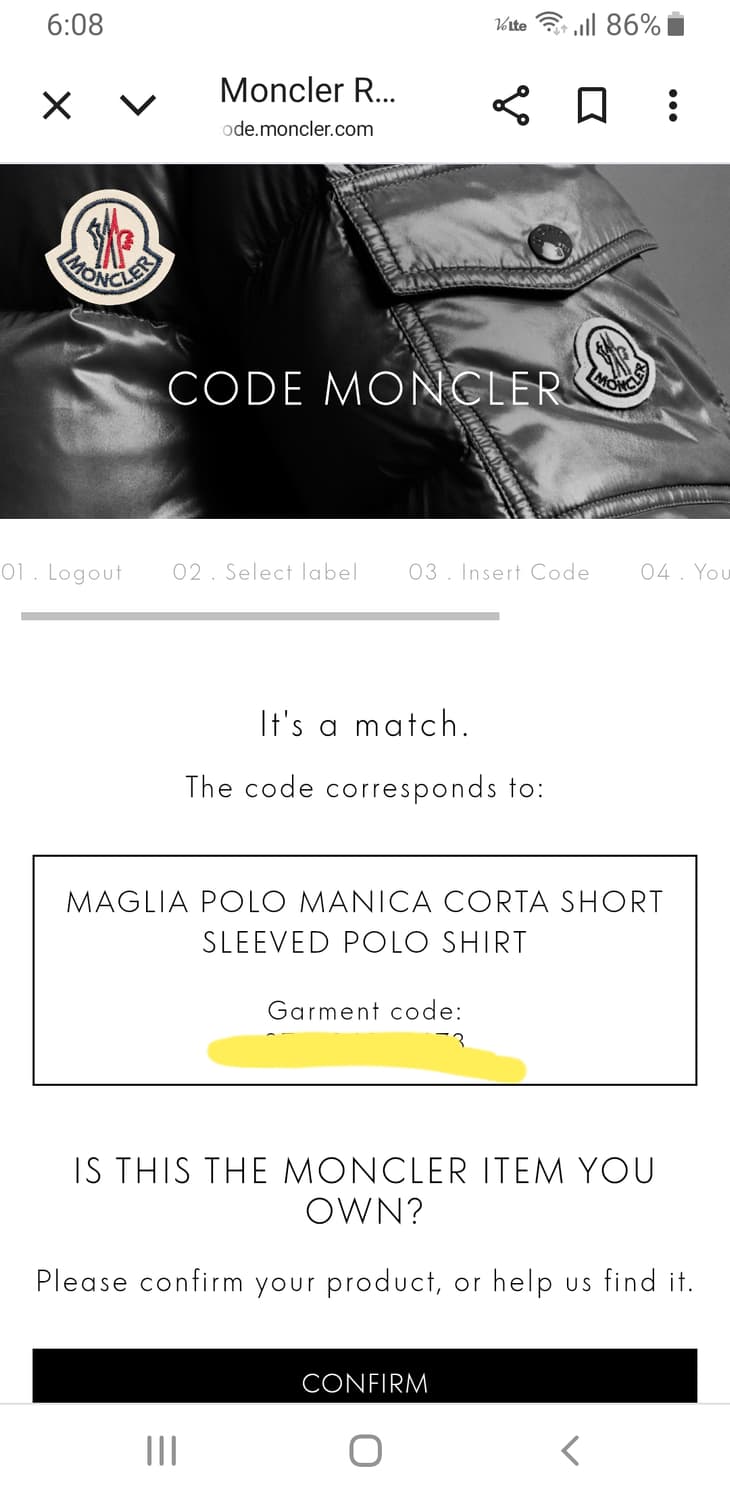 [m/정품] moncler 몽클레어 폴로 반팔 상품이미지8