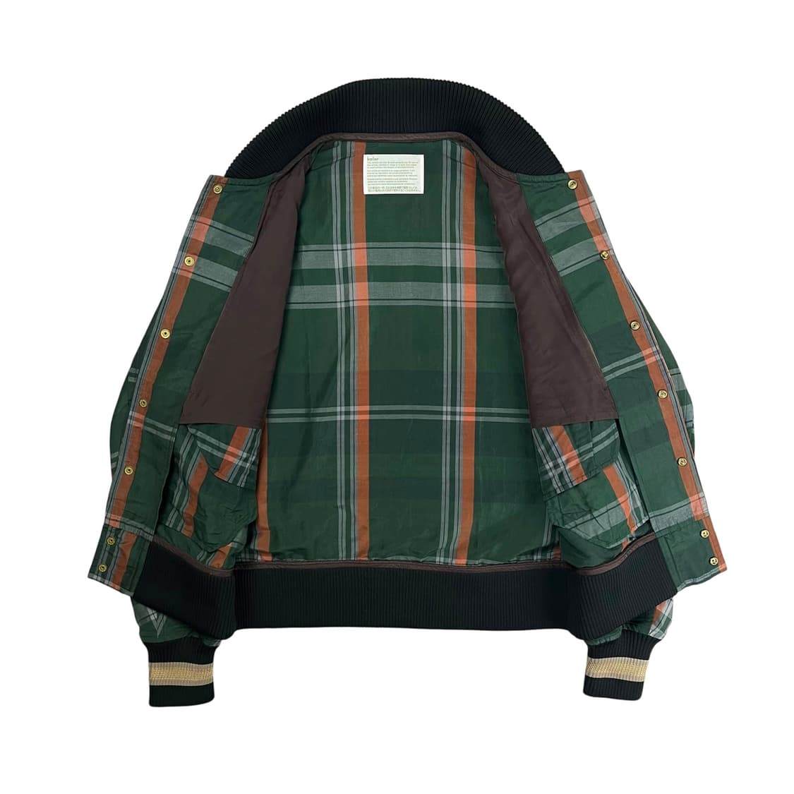 linen check blouson 상품이미지8
