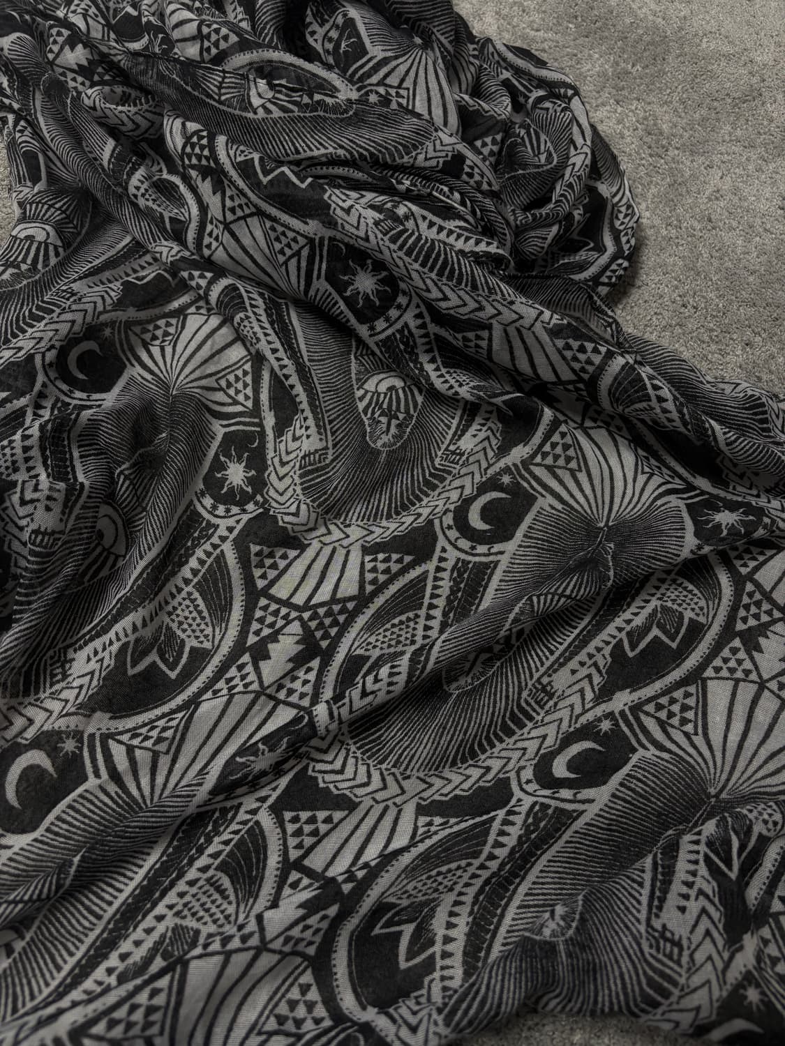 Vintage jp v-kei punk mood scarf 상품이미지2