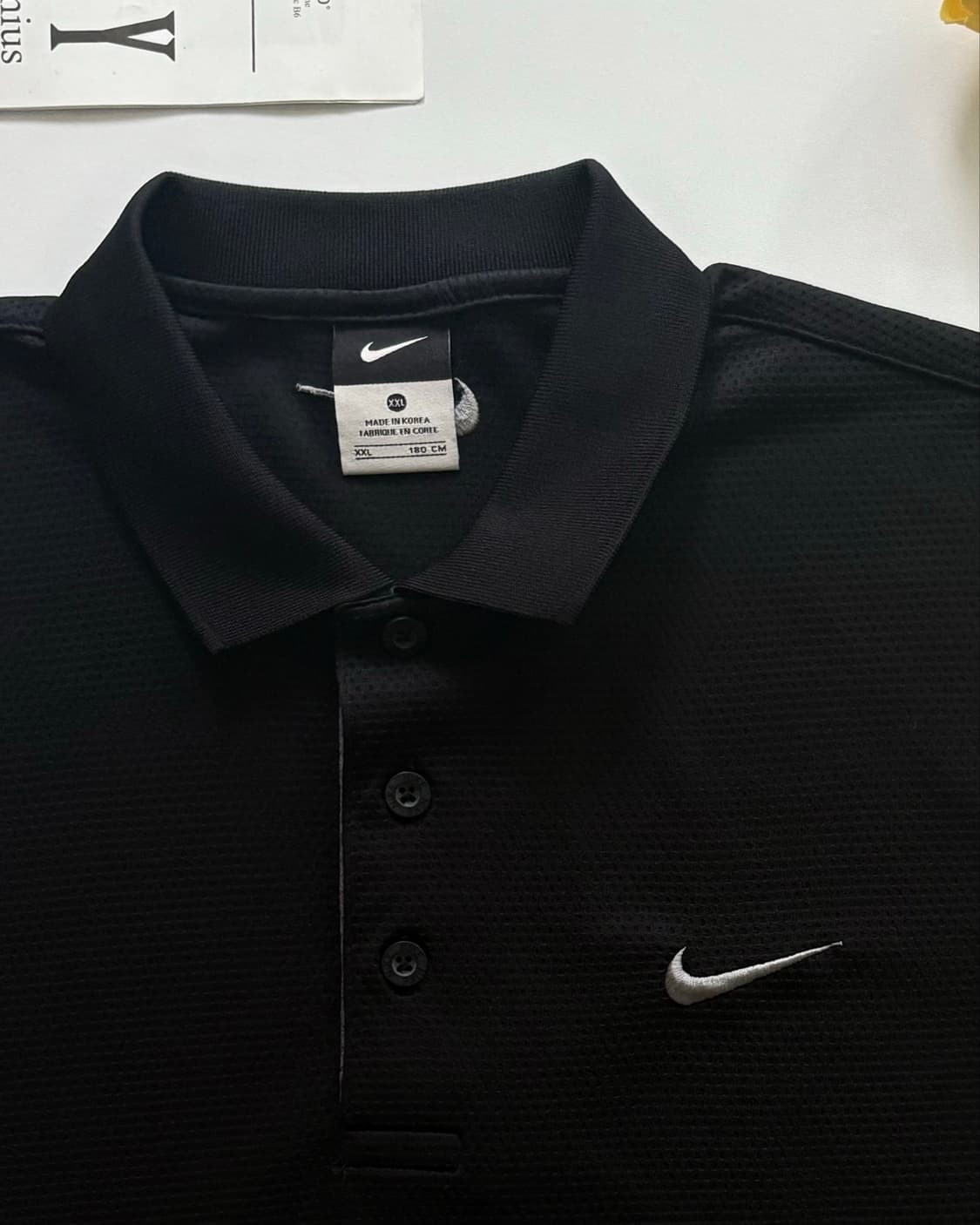 Nike 나이키 빈티지 블랙 스우시 반팔티 상품이미지3