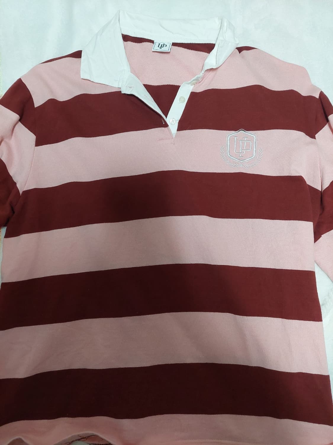 언노운 플라넷 럭비티 핑크브라운 상품이미지1