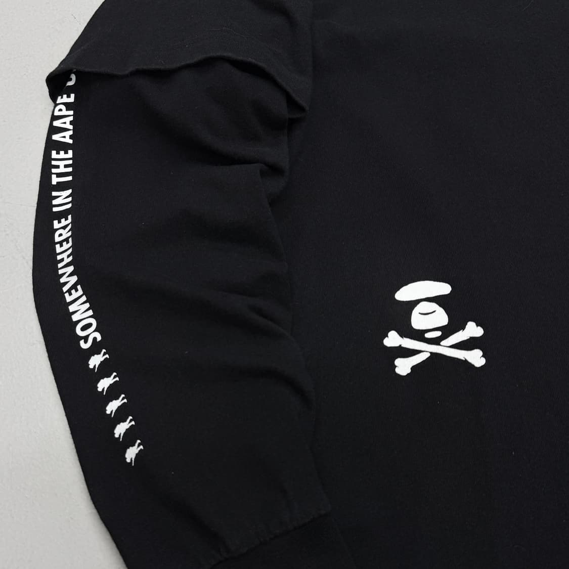 베이프 에이프 레이어드 롱슬리브 블랙 상품이미지4