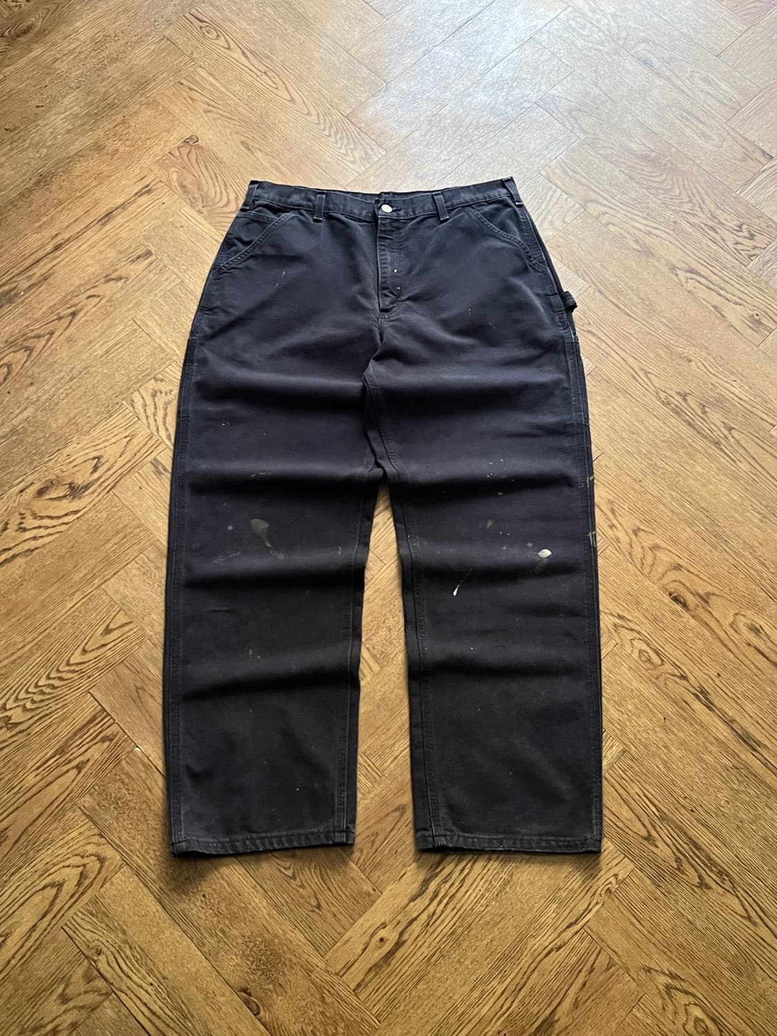 [36]칼하트 USA 빈티지 페인팅 미드나잇 네이비 카펜터 워크 팬츠 상품이미지2