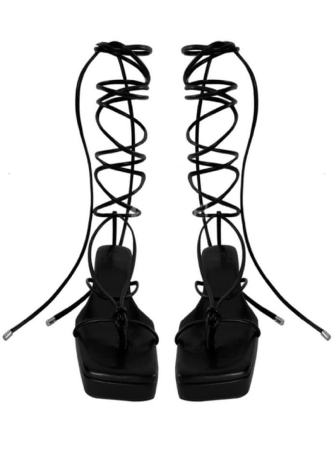 Bohemian seoul 레이스업 샌들 상품이미지1