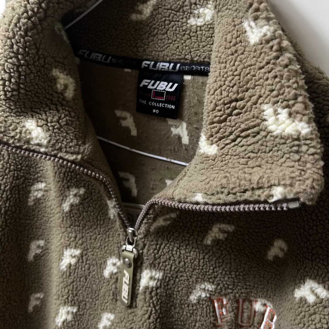 FUBU 올드스쿨 아노락 플리스 후리스 S/90 상품이미지3