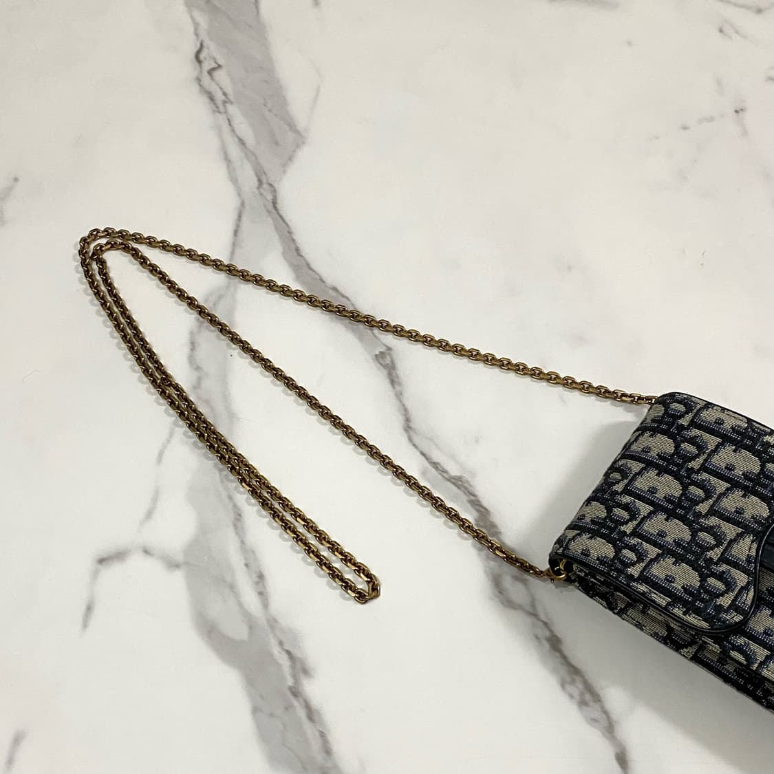 거의새것 디올 새들 오블리크 자카드 버티컬 파우치 휴대폰 가방 상품이미지10