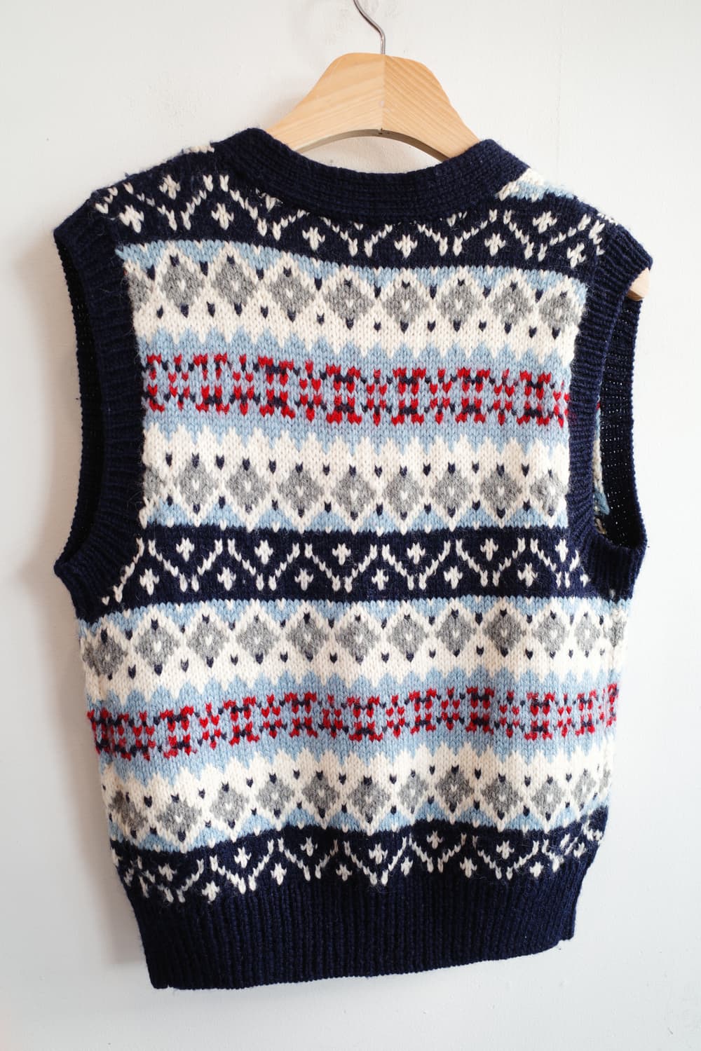 Japan brand 울 니트 베스트  상품이미지3