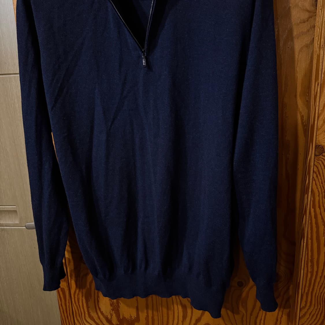 로로피아나 캐시미어 반 집업 니트  상품이미지4