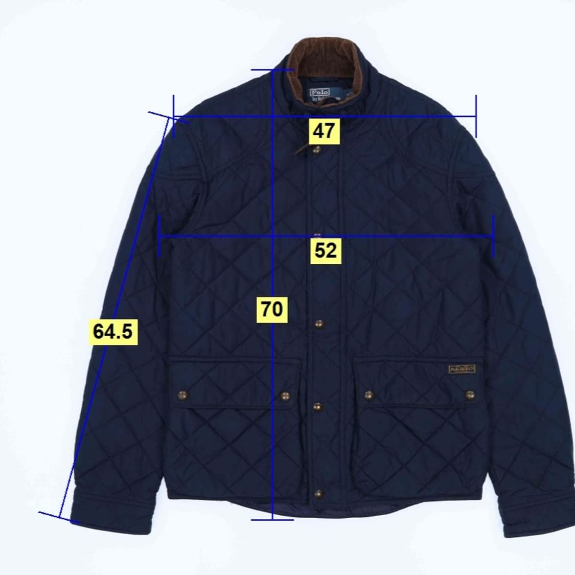 S 폴로 랄프로렌 퀄팅 헌팅 자켓 네이비 4161 상품이미지9