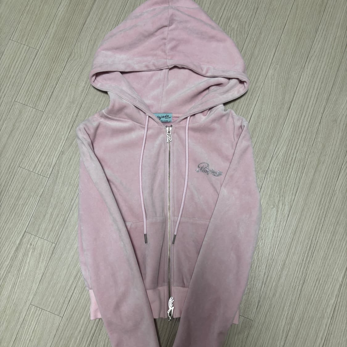 페일제이드 큐빅 벨로아 트레이닝 세트 핑크 상품이미지4