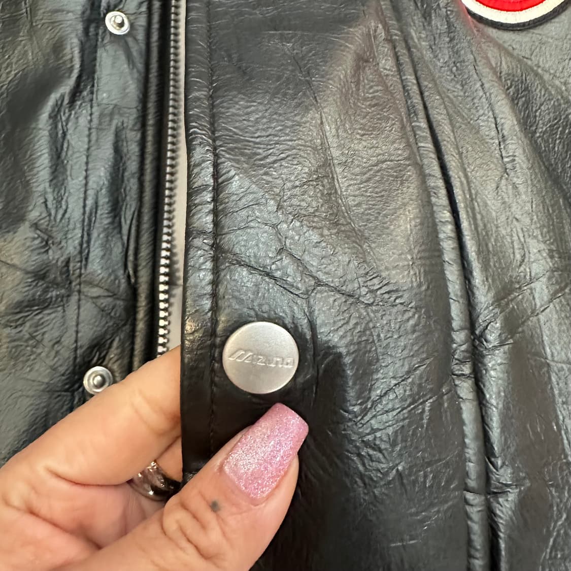 미즈노 블랙/실버 올드스쿨 바시티 자ㅅXL 상품이미지5