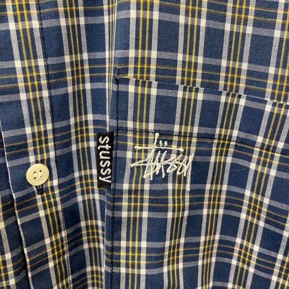 (USA made) 90’s 스투시 check pattern 상품이미지2