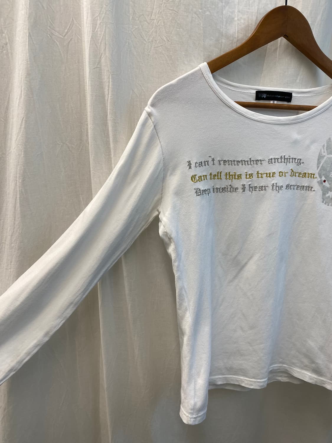 HPP 화이트 긴팔티셔츠(S) 상품이미지5