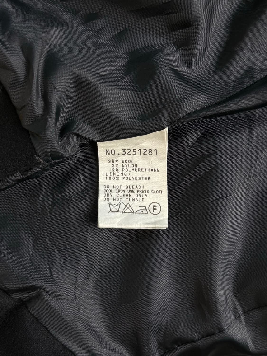 Ritsuko Shirahama 비대칭 러플 울 블레이저 상품이미지9