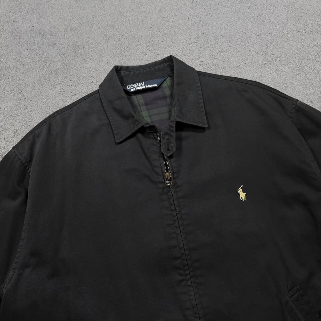 폴로 블랙 스윙톱 블루종 자켓 상품이미지2