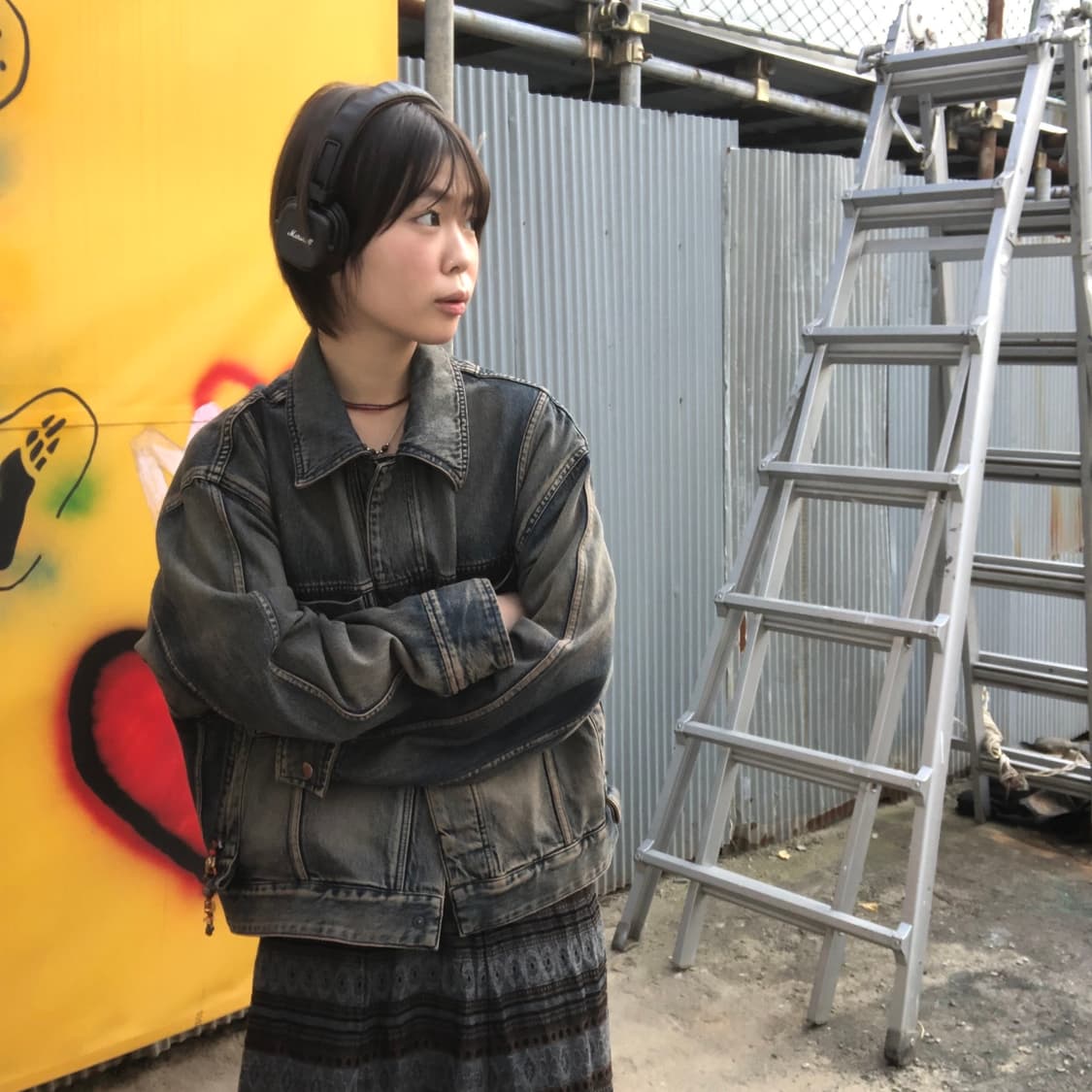 [48] 22FW 솔리드옴므 데님 워싱 자켓 B524 상품이미지3