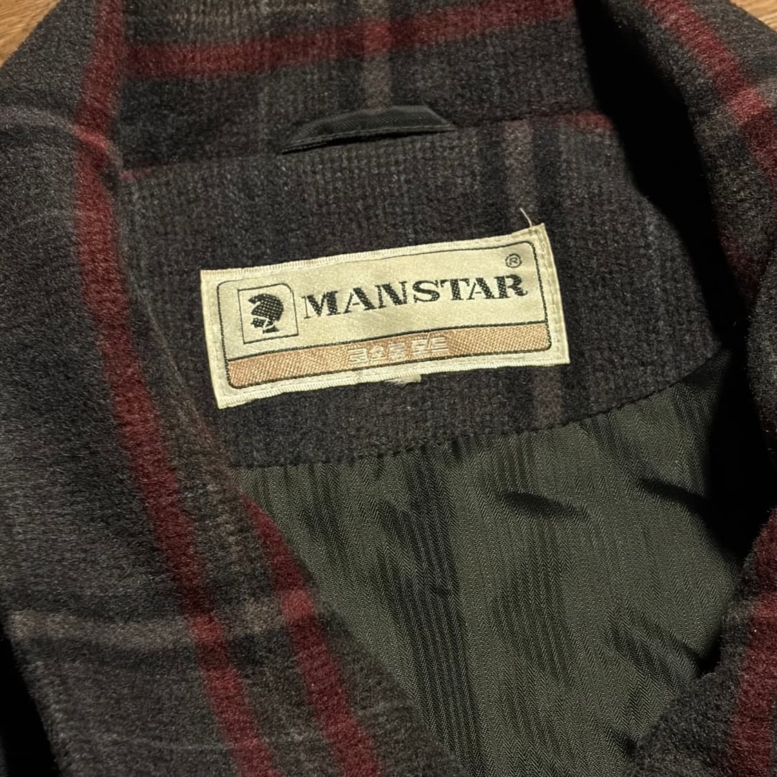 80S KOLON GLEN CHECK BOMBER XL 상품이미지2